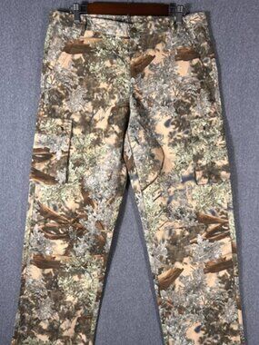 King's Desert Shadow Camo Pants Women's 10 (35x33) Cargo Hunter Series Pink Logo